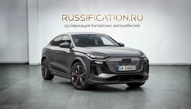 Русификация Audi Q6 e-tron