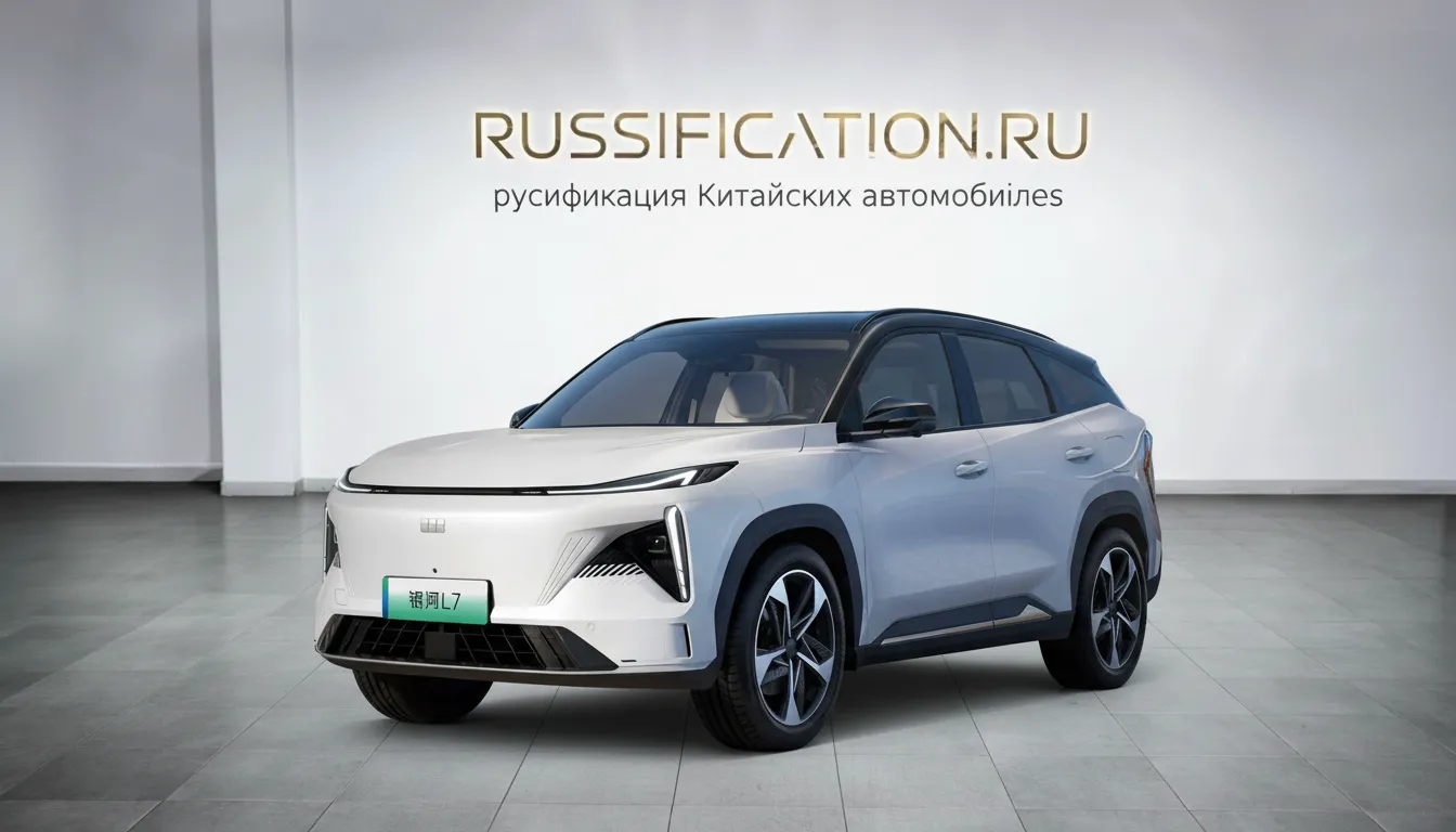 Русификация Geely Galaxy L7 в Москве - профессиональный перевод интерфейса Geely на русский язык