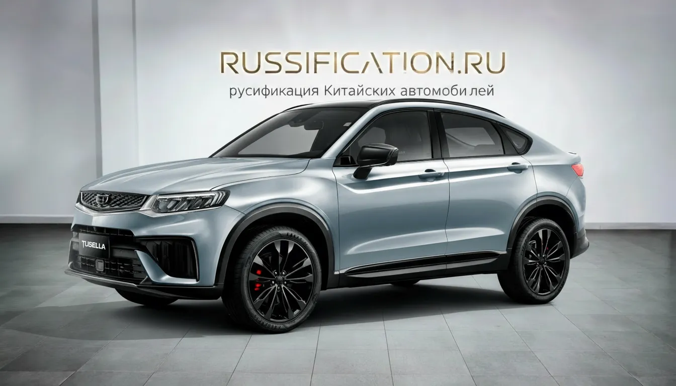 Русификация Geely Tugella в Москве - профессиональный перевод интерфейса Geely на русский язык