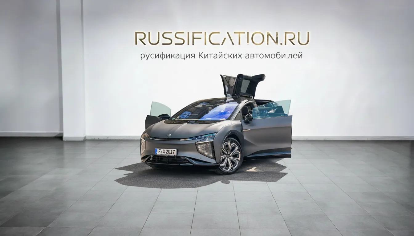 Русификация Hiphi X в Москве - профессиональный перевод интерфейса мультимедиа на русский язык, установка Яндекс.Навигатор, YouTube, российские приложения и сервисы